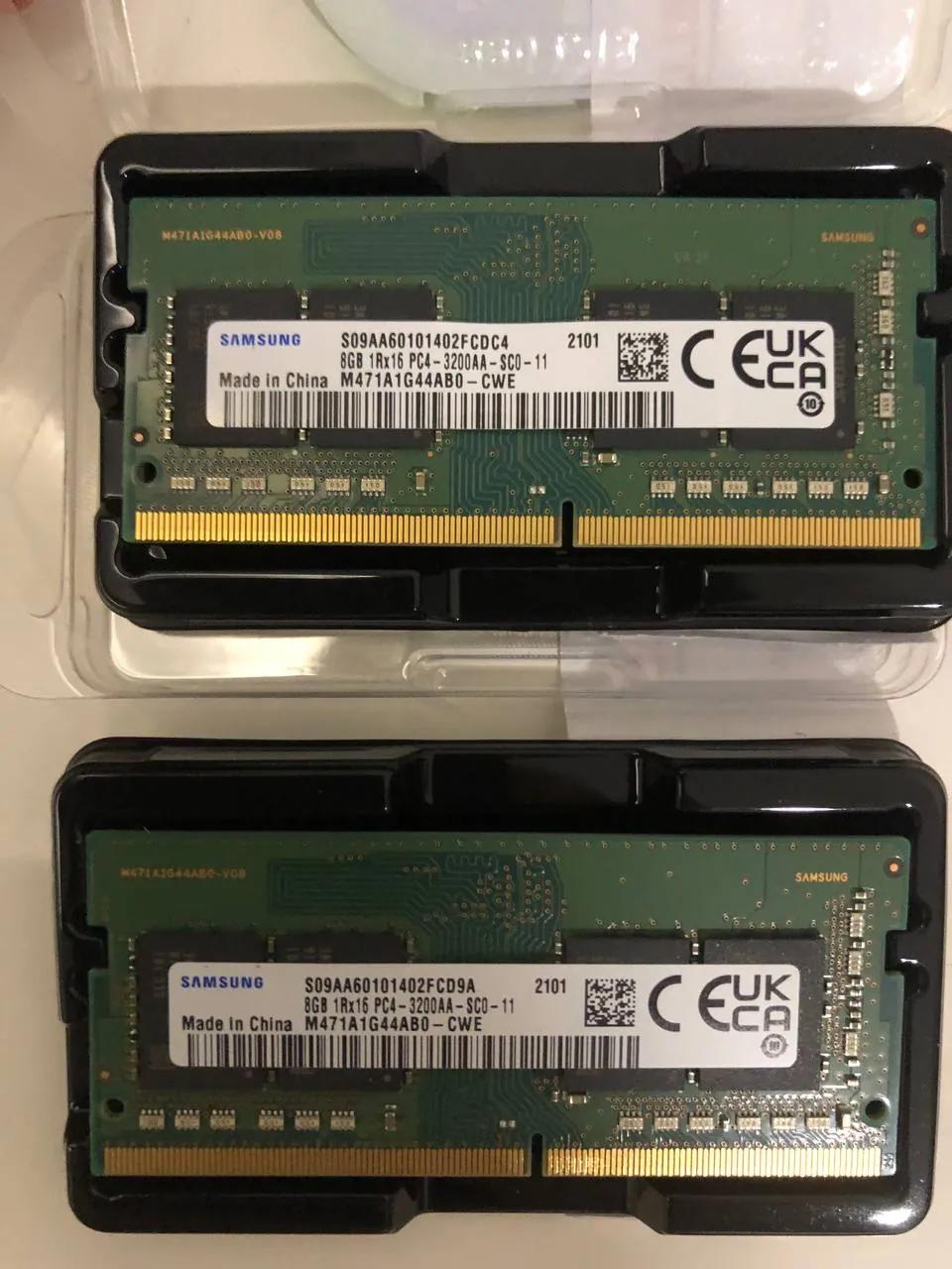 Оперативная память DDR4 Samsung 16 ГБ