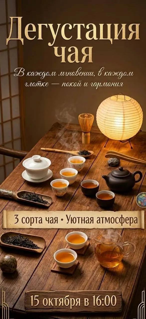 Дегустация чая с тремя вкусами в Пангане