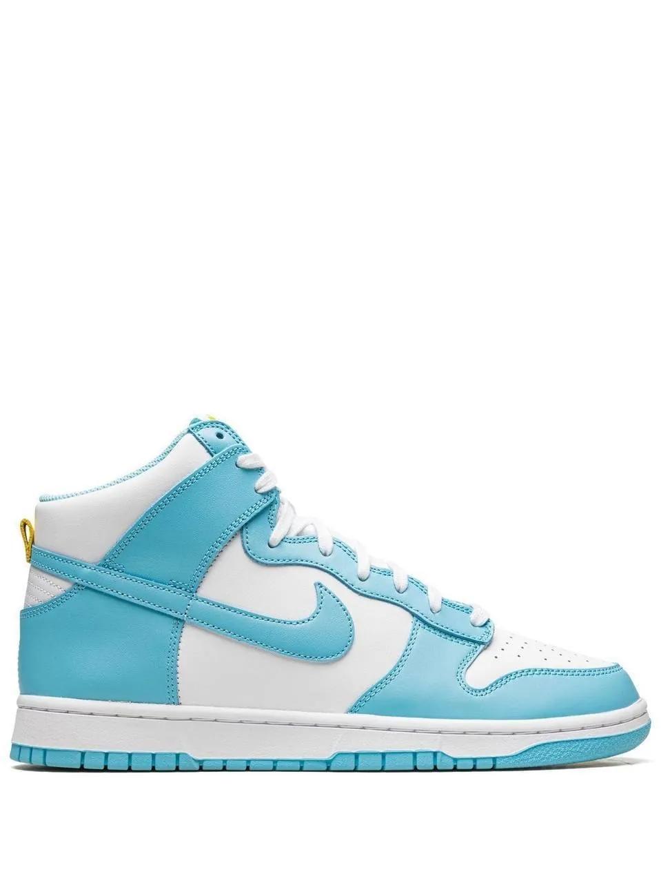 Кроссовки Nike Dunk High Blue Chill размера UK6