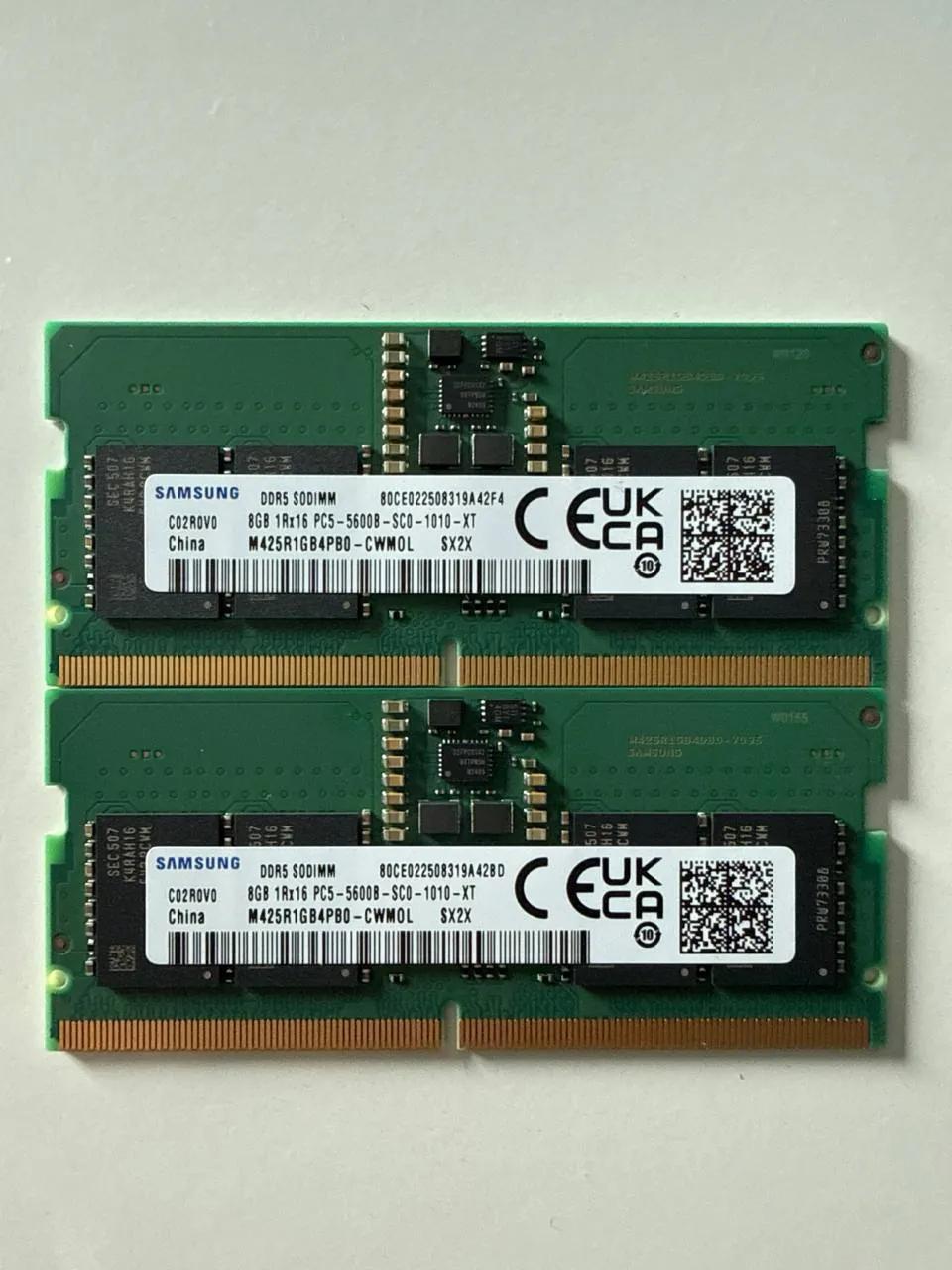 Оперативная память DDR5 SODIMM 16 ГБ