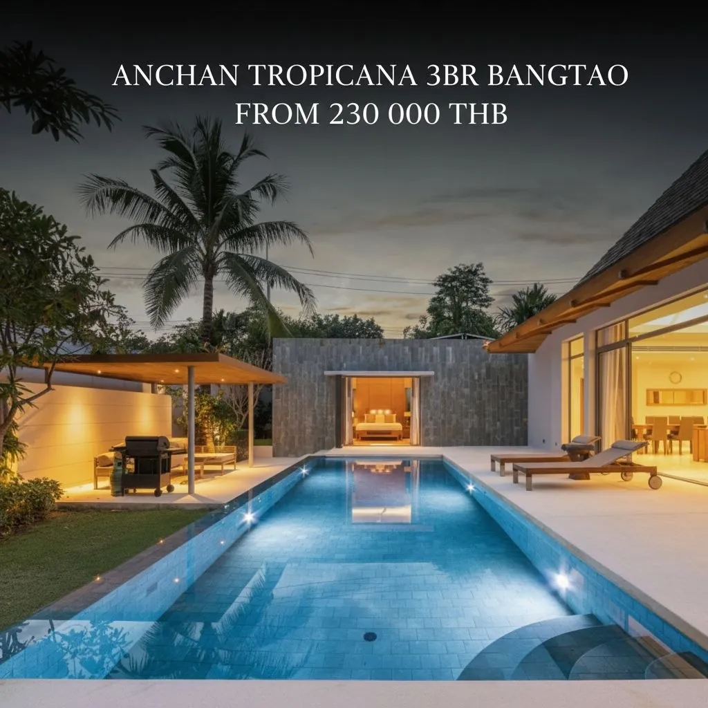 Вилла Mana с 3 спальнями в Anchan Tropicana 2