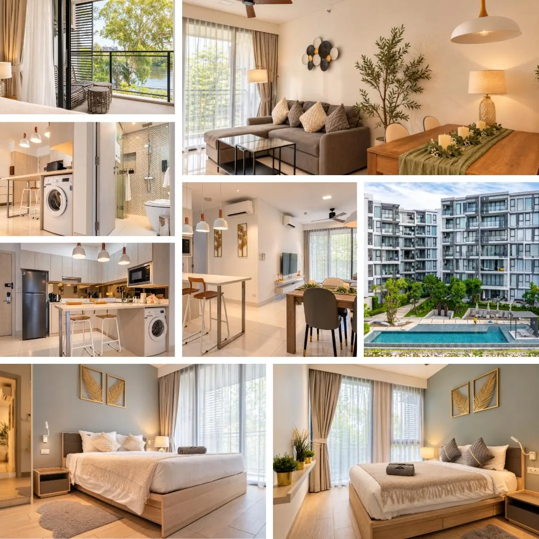 Апартаменты с 2 спальнями в Cassia Residences на Банг Тао 1
