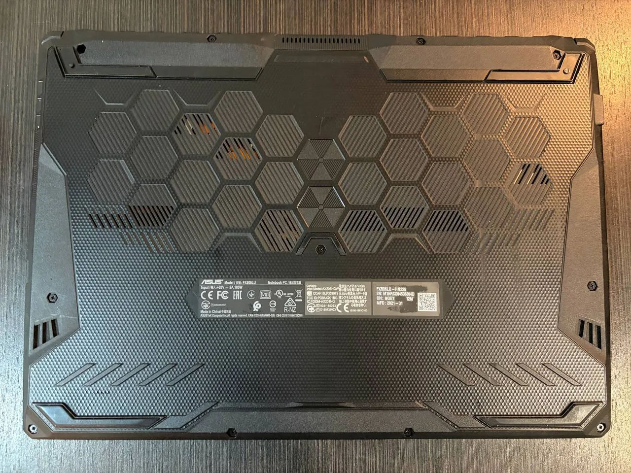 Игровой ноутбук ASUS TUF Gaming F15 4
