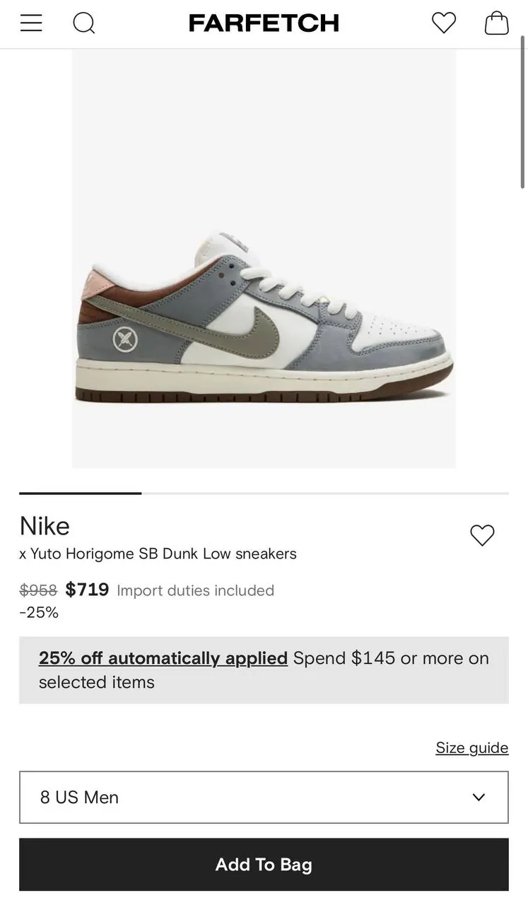 Кроссовки Nike SB Dunk Low x Yuto Horigome 4
