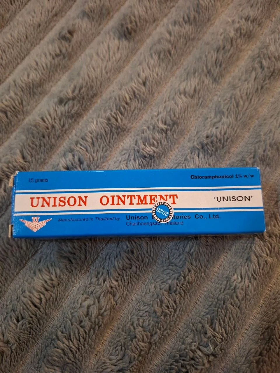 Мазь Unison Ointment с хлорамфениколом 1%, 15 г 1