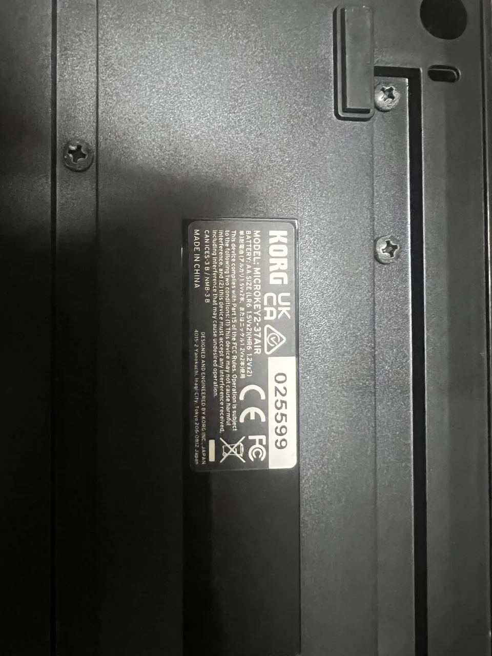 MIDI-клавиатура KORG microKEY Air-37 2