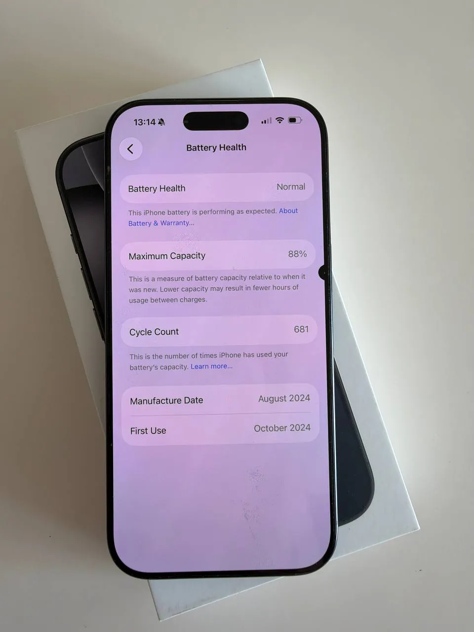 IPhone 16 Pro 256GB чёрный, Еккамай 5