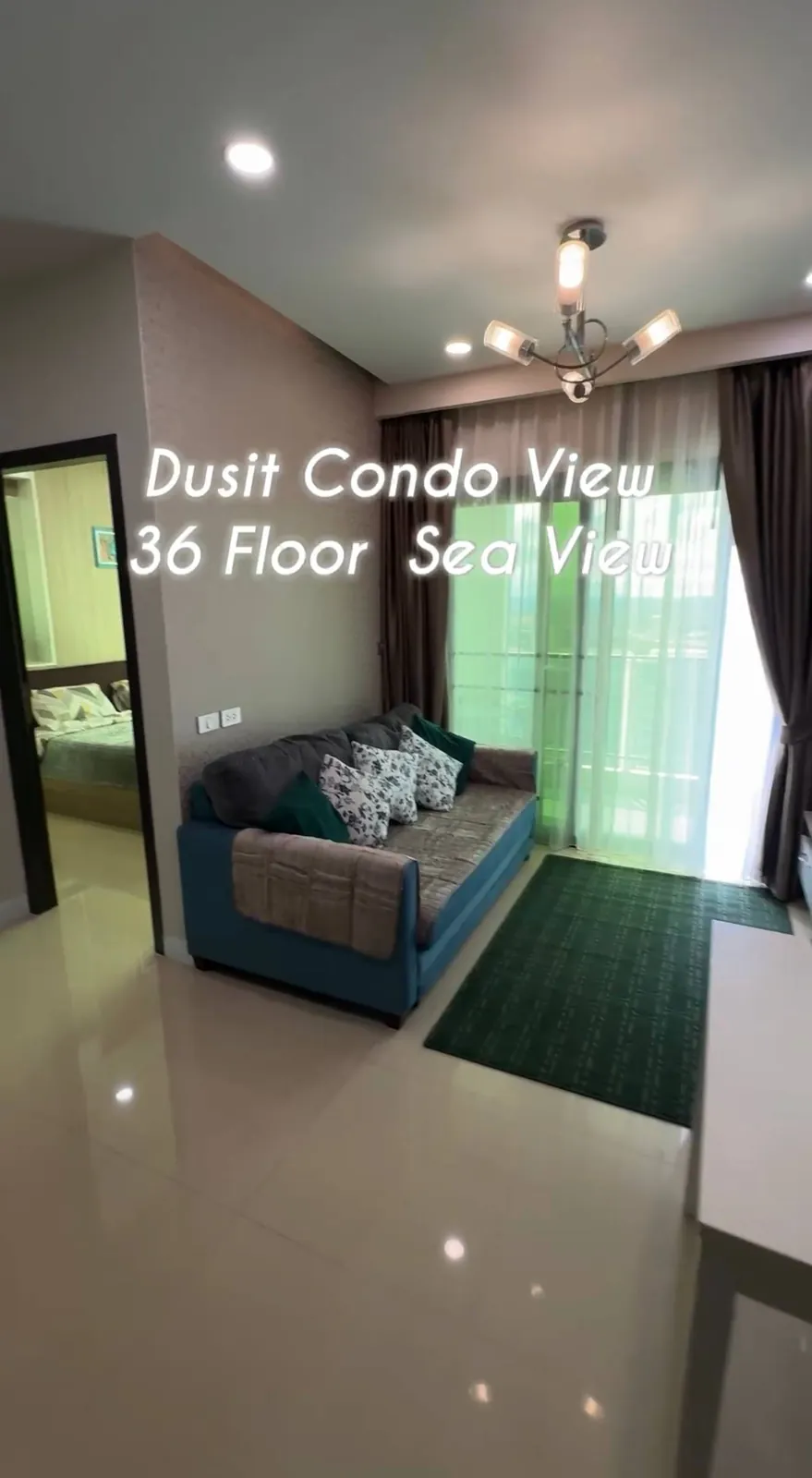 Квартира с видом на море в Dusit Grand Condo, Джомтьен 1