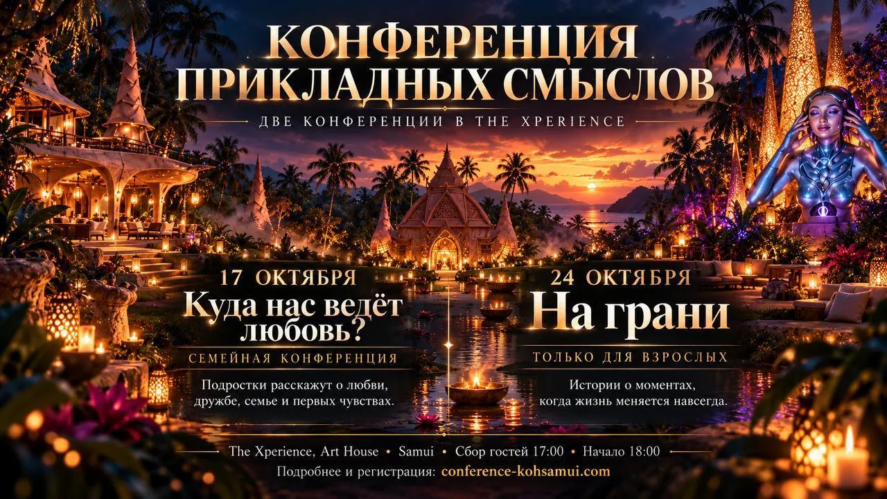 Конференция личных историй и смыслов на Самуи 1