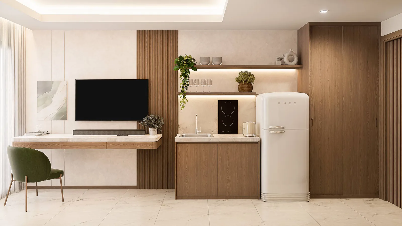 Студия 22 м² в комплексе Siam Oriental Beach 8