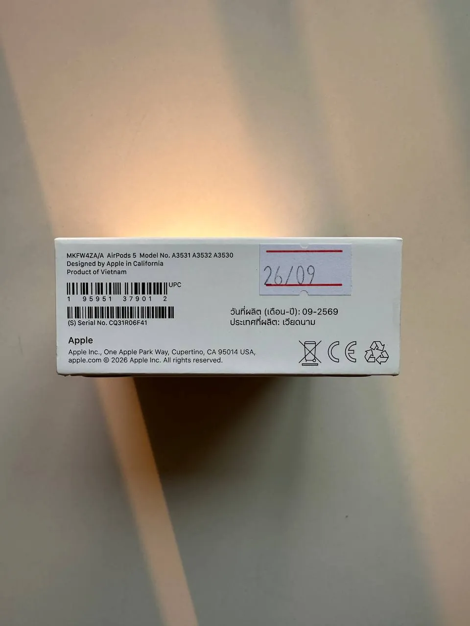 Новые наушники AirPods 5 в заводской упаковке 3