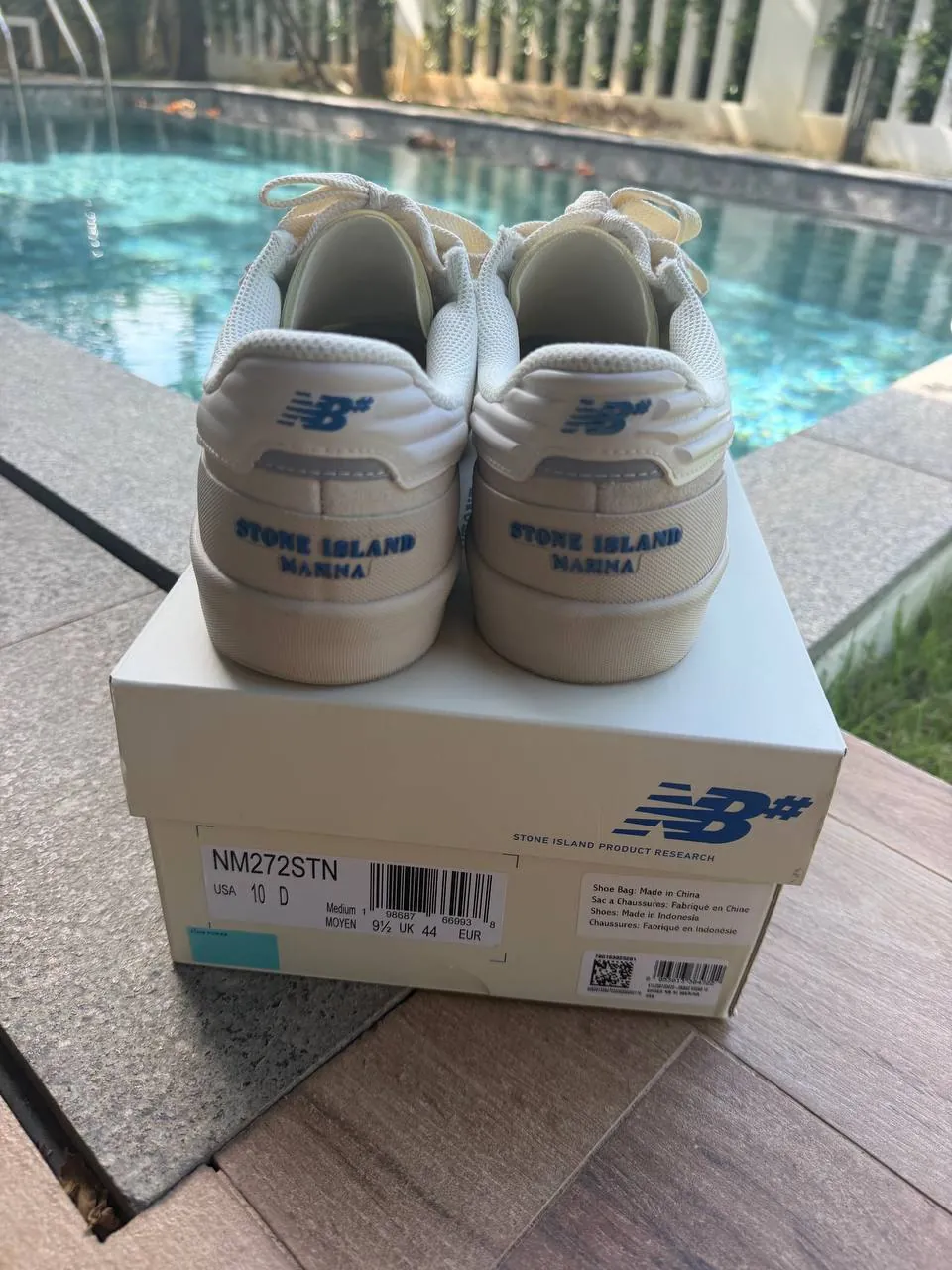 Кроссовки Stone Island New Balance 272 Ivory 3