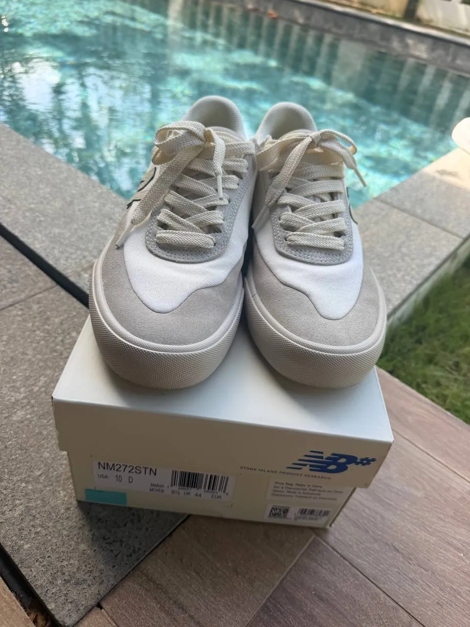 Кроссовки Stone Island New Balance 272 Ivory 1