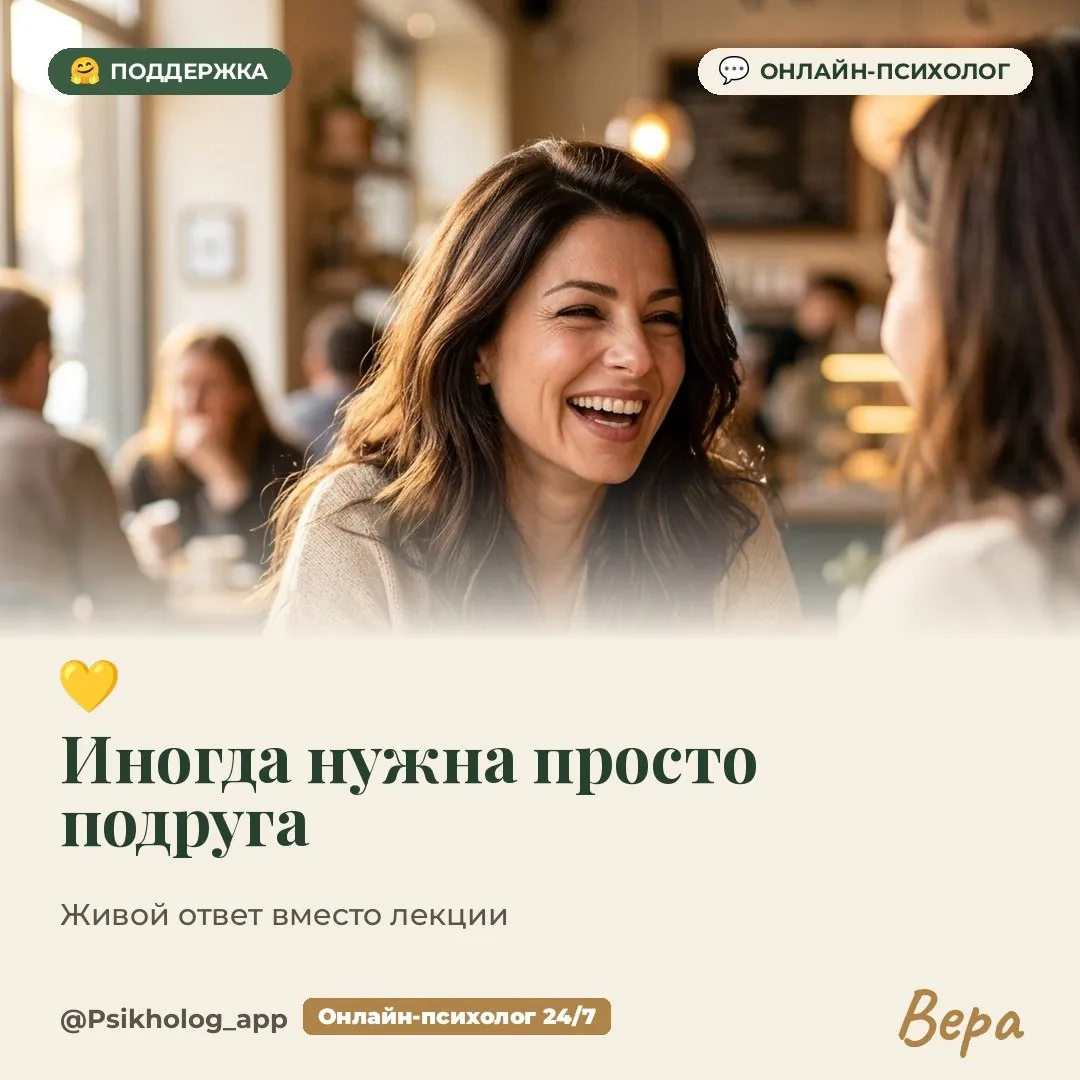 Онлайн-консультации у психолога-бота Вера 1