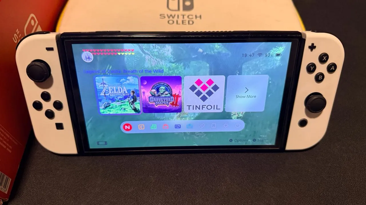 Nintendo Switch OLED White 128GB с чипом Picofly 2