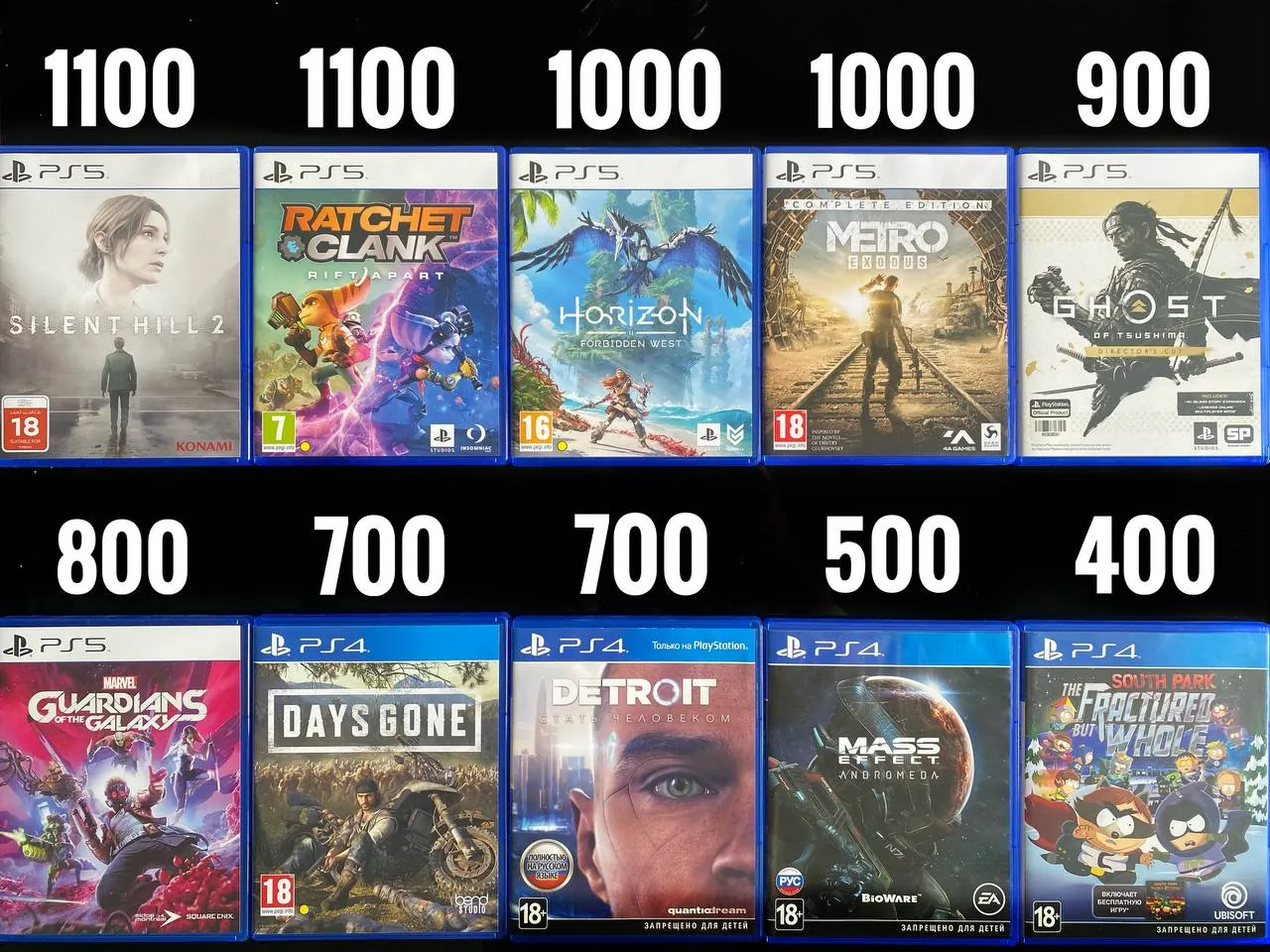 Диски с играми для PlayStation 5 1