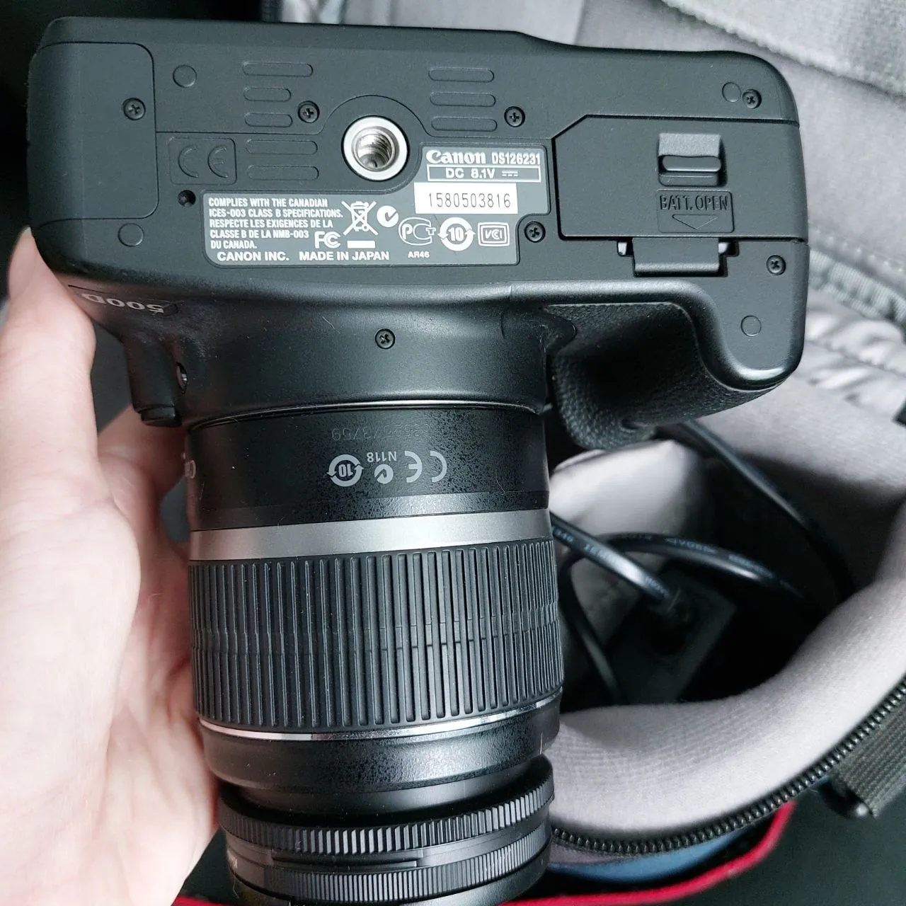 Фотоаппарат Canon EOS 500D с объективом 18-55mm 2