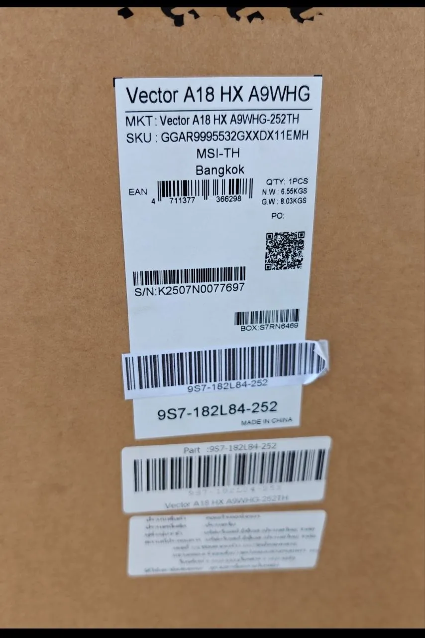 Игровой ноутбук MSI Vector A18 4