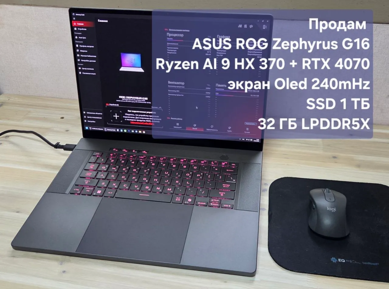 Игровой ноутбук ASUS ROG Zephyrus G16 1
