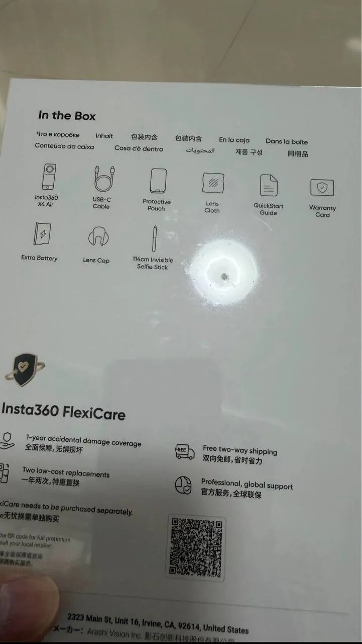 Экшн-камера Insta360 X4 Air, стартовый комплект 2