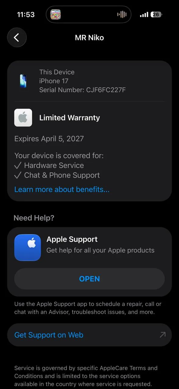 Смартфон iPhone 17 256 ГБ 4