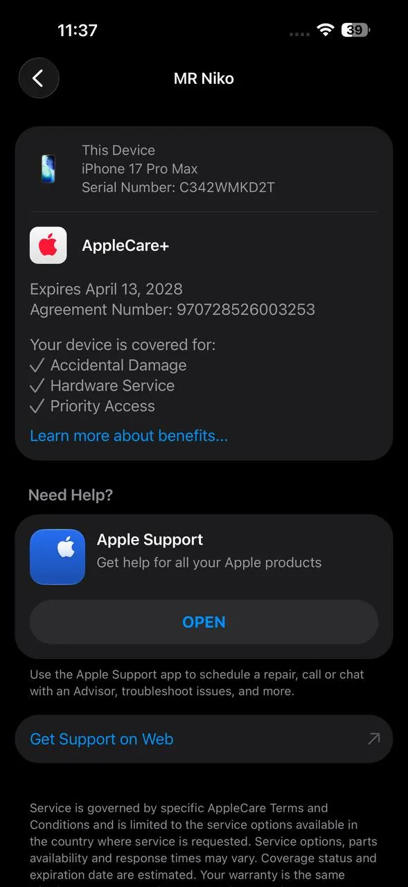 Смартфон iPhone 17 Pro Max 512 ГБ 3