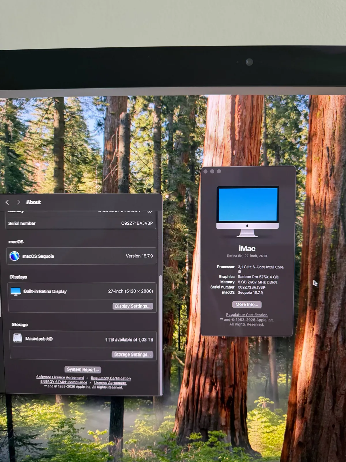 Моноблок Apple iMac 27 дюймов Retina 5K 2019 2