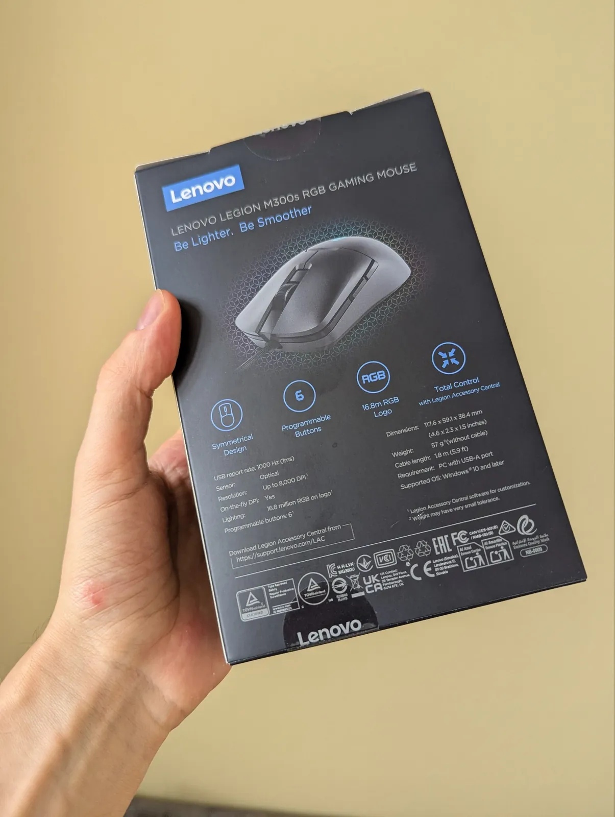 Игровая мышь Lenovo Legion M300s 2