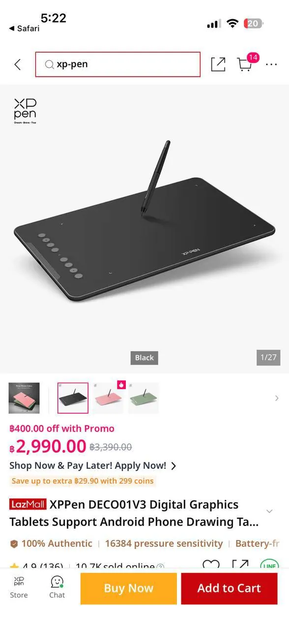 Графический планшет XPPen Deco 01 V3 3